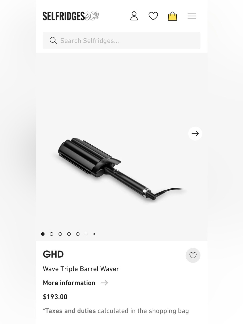 ghd Triple Barrel Waver in Black UK PLUG
